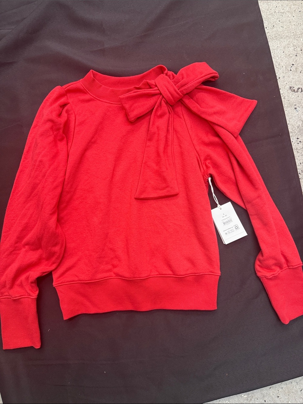 NWT Free Assembly Women’s Bow Neck Sweatshirt size Small